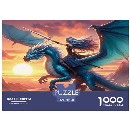 Dragon Warrior Puzzle Fairy Tales 1000-teiliges Puzzle Farbenfrohes Legespiel Home Dekoration Für Erwachsene Teens Kinder 1000 Teile Geschenke Für Frauen,Geschenke Für Männer Feiertags- Und Reisegesch Dragon Warrior Puzzle Fairy Tales 1000-teiliges Puzzle Farbenfrohes Legespiel Home Dekoration Für Erwachsene Teens Kinder 1000 Teile Geschenke Für Frauen,Geschenke Für Männer Feiertags- Und Reisegesch von OTBSDNKZZ