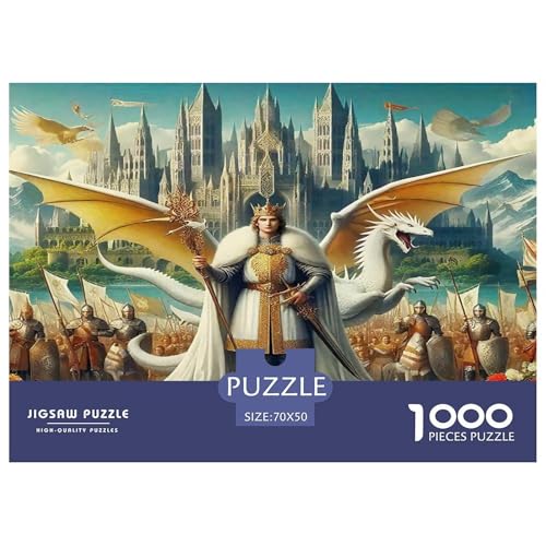 Dragon Warrior Puzzles Fairy Tales 1000 Teiles Puzzle Farbenfrohes Legespiel Home Dekoration Für Die Ganze Familie 1000 Teile Geschenke Für Frauen,Geschenke Für Männer Geschenke Für Frauen,Geschenke F Dragon Warrior Puzzles Fairy Tales 1000 Teiles Puzzle Farbenfrohes Legespiel Home Dekoration Für Die Ganze Familie 1000 Teile Geschenke Für Frauen,Geschenke Für Männer Geschenke Für Frauen,Geschenke F von OTBSDNKZZ