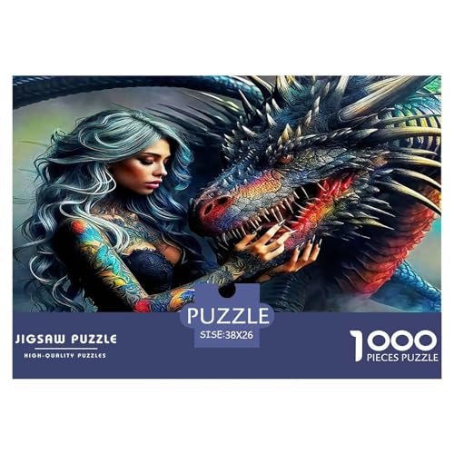 Dragon and Beauty Puzzle Animal 1000 Teiles Klassische Puzzlespiele Für Erwachsene Teens Kinder 1000 Teile Feiertags- Und Reisegeschenke Feiertags- Und Reisegeschenke 38x26cm/1000pcs Dragon and Beauty Puzzle Animal 1000 Teiles Klassische Puzzlespiele Für Erwachsene Teens Kinder 1000 Teile Feiertags- Und Reisegeschenke Feiertags- Und Reisegeschenke 38x26cm/1000pcs von OTBSDNKZZ