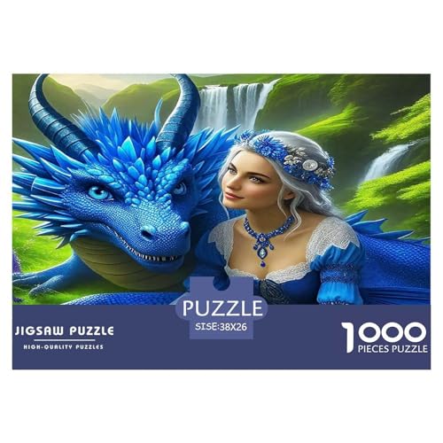 Dragon and Beauty Puzzle Animal 1000 Teiles Stress Abbauen Für Erwachsene Teens Kinder 1000 Teile Feiertags- Und Reisegeschenke Geschenke Für Frauen,Geschenke Für Männer 38x26cm/1000pcs Dragon and Beauty Puzzle Animal 1000 Teiles Stress Abbauen Für Erwachsene Teens Kinder 1000 Teile Feiertags- Und Reisegeschenke Geschenke Für Frauen,Geschenke Für Männer 38x26cm/1000pcs von OTBSDNKZZ