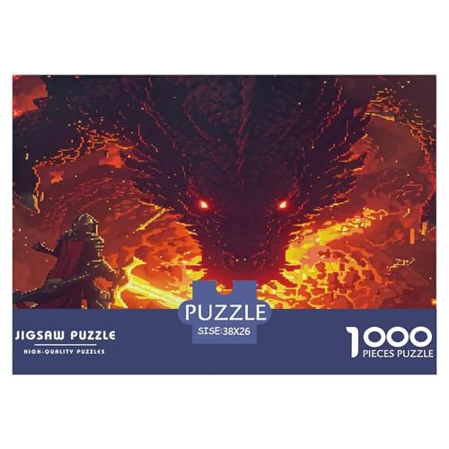 Dragons And Warriors Puzzle Fairy Tales 1000-teiliges Klassische Puzzlespiele Für Erwachsene Teens Kinder 1000 Teile Feiertags- Und Reisegeschenke Geschenke Für Frauen,Geschenke Für Männer 38x26cm/100 Dragons And Warriors Puzzle Fairy Tales 1000-teiliges Klassische Puzzlespiele Für Erwachsene Teens Kinder 1000 Teile Feiertags- Und Reisegeschenke Geschenke Für Frauen,Geschenke Für Männer 38x26cm/100 von OTBSDNKZZ