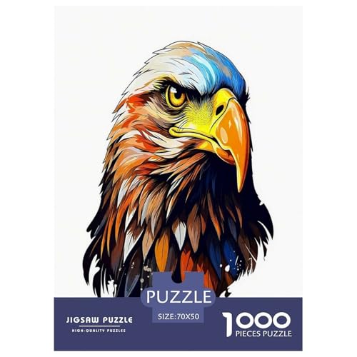 Eagle of Majesty Puzzle 1000-teiliges Puzzle Farbenfrohes Legespiel Home Dekoration Für Die Ganze Familie 1000 Teile Feiertags- Und Reisegeschenke Geschenke Für Frauen,Geschenke Für Männer 70x50cm/10 Eagle of Majesty Puzzle 1000-teiliges Puzzle Farbenfrohes Legespiel Home Dekoration Für Die Ganze Familie 1000 Teile Feiertags- Und Reisegeschenke Geschenke Für Frauen,Geschenke Für Männer 70x50cm/10 von OTBSDNKZZ