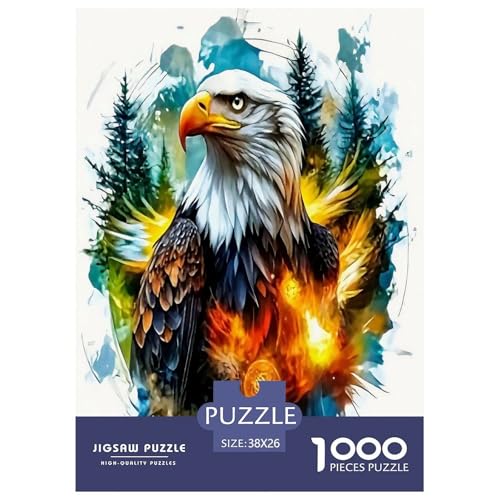 Eagle of Majesty Puzzle 1000-teiliges Puzzle Farbenfrohes Legespiel Home Dekoration Für Die Ganze Familie 1000 Teile Geschenke Für Frauen,Geschenke Für Männer Feiertags- Und Reisegeschenke 38x26cm/10 Eagle of Majesty Puzzle 1000-teiliges Puzzle Farbenfrohes Legespiel Home Dekoration Für Die Ganze Familie 1000 Teile Geschenke Für Frauen,Geschenke Für Männer Feiertags- Und Reisegeschenke 38x26cm/10 von OTBSDNKZZ