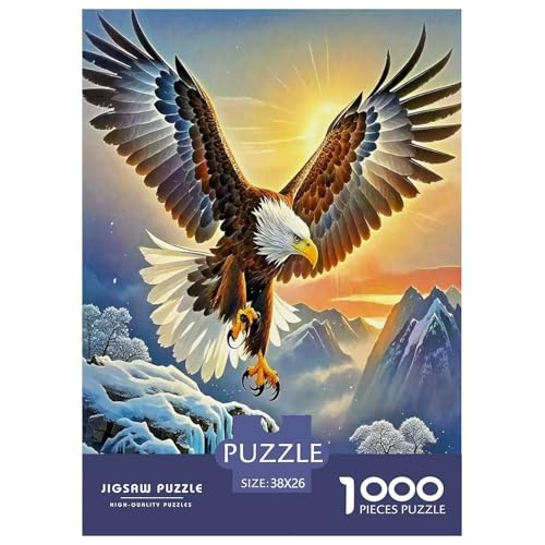 Eagle of Majesty Puzzles 1000 Teiles Puzzle Farbenfrohes Legespiel Home Dekoration Für Die Ganze Familie 1000 Teile Geschenke Für Frauen,Geschenke Für Männer Feiertags- Und Reisegeschenke 38x26cm/100 Eagle of Majesty Puzzles 1000 Teiles Puzzle Farbenfrohes Legespiel Home Dekoration Für Die Ganze Familie 1000 Teile Geschenke Für Frauen,Geschenke Für Männer Feiertags- Und Reisegeschenke 38x26cm/100 von OTBSDNKZZ
