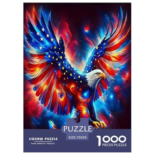 Eagle of Majesty Puzzles 1000 Teiles Puzzle Farbenfrohes Legespiel Home Dekoration Für Die Ganze Familie 1000 Teile Geschenke Für Frauen,Geschenke Für Männer Feiertags- Und Reisegeschenke 70x50cm/100 Eagle of Majesty Puzzles 1000 Teiles Puzzle Farbenfrohes Legespiel Home Dekoration Für Die Ganze Familie 1000 Teile Geschenke Für Frauen,Geschenke Für Männer Feiertags- Und Reisegeschenke 70x50cm/100 von OTBSDNKZZ
