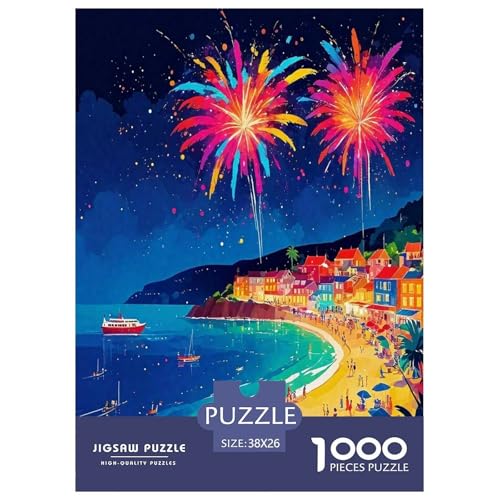Freizeitstrand Puzzle Meer 1000 Teiles Klassische Puzzlespiele Für Die Ganze Familie 1000 Teile Feiertags- Und Reisegeschenke 38x26cm/1000pcs Freizeitstrand Puzzle Meer 1000 Teiles Klassische Puzzlespiele Für Die Ganze Familie 1000 Teile Feiertags- Und Reisegeschenke 38x26cm/1000pcs von OTBSDNKZZ
