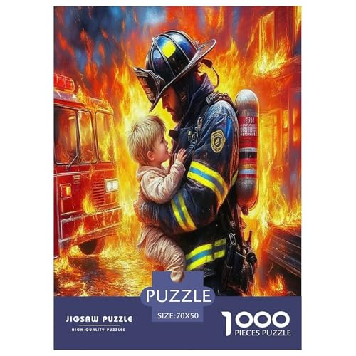 Große Feuerwehrleute Puzzle Held 1000 Teiles Stress Abbauen Für Die Ganze Familie 1000 Teile Geschenke Für Frauen,Geschenke Für Männer Feiertags- Und Reisegeschenke 70x50cm/1000pcs Große Feuerwehrleute Puzzle Held 1000 Teiles Stress Abbauen Für Die Ganze Familie 1000 Teile Geschenke Für Frauen,Geschenke Für Männer Feiertags- Und Reisegeschenke 70x50cm/1000pcs von OTBSDNKZZ