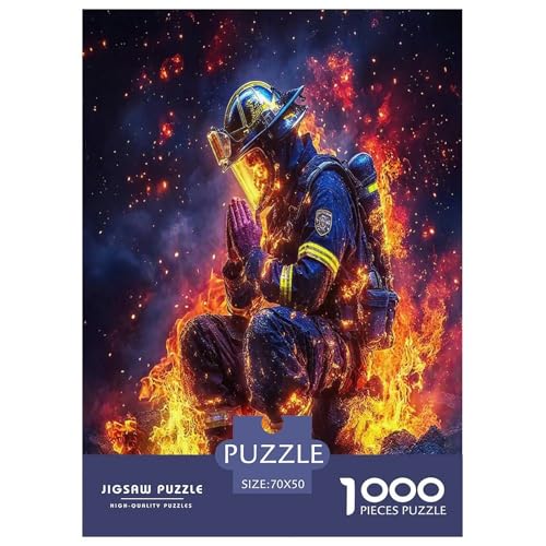 Große Feuerwehrleute Puzzle Held 1000-teiliges Puzzle Farbenfrohes Legespiel Home Dekoration Für Die Ganze Familie 1000 Teile Geschenke Für Frauen,Geschenke Für Männer 70x50cm/1000pcs Große Feuerwehrleute Puzzle Held 1000-teiliges Puzzle Farbenfrohes Legespiel Home Dekoration Für Die Ganze Familie 1000 Teile Geschenke Für Frauen,Geschenke Für Männer 70x50cm/1000pcs von OTBSDNKZZ