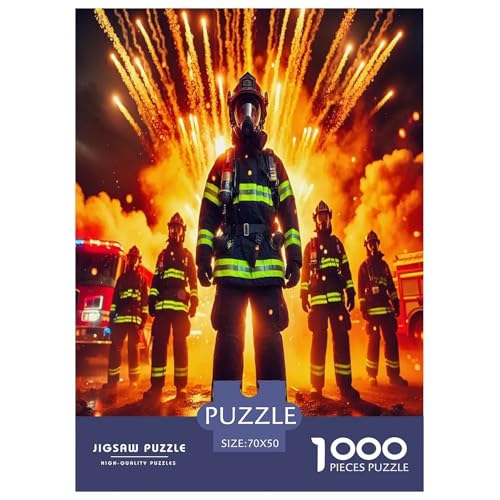Große Feuerwehrleute Puzzle Held 1000-teiliges Stress Abbauen Für Erwachsene Teens Kinder 1000 Teile Geschenke Für Frauen,Geschenke Für Männer Feiertags- Und Reisegeschenke 70x50cm/1000pcs Große Feuerwehrleute Puzzle Held 1000-teiliges Stress Abbauen Für Erwachsene Teens Kinder 1000 Teile Geschenke Für Frauen,Geschenke Für Männer Feiertags- Und Reisegeschenke 70x50cm/1000pcs von OTBSDNKZZ