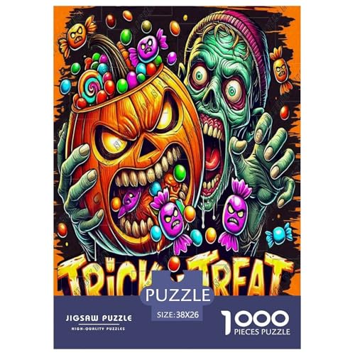 Halloween Puzzle 1000 Teiles Klassische Puzzlespiele Für Die Ganze Familie 1000 Teile Geschenke Für Frauen,Geschenke Für Männer 38x26cm/1000pcs Halloween Puzzle 1000 Teiles Klassische Puzzlespiele Für Die Ganze Familie 1000 Teile Geschenke Für Frauen,Geschenke Für Männer 38x26cm/1000pcs von OTBSDNKZZ