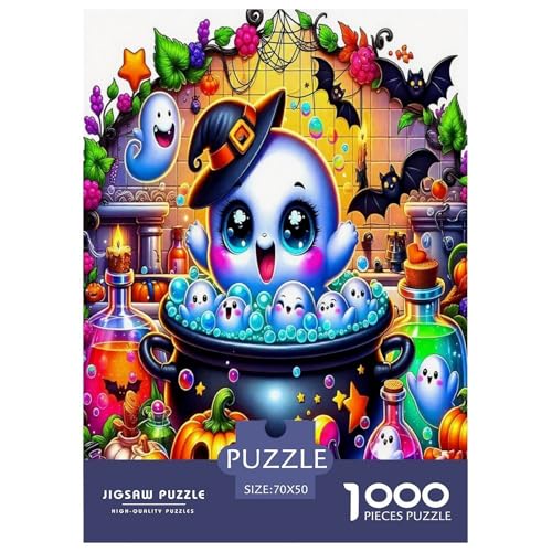 Halloween Puzzle Geist 1000 Teiles Klassische Puzzlespiele Für Erwachsene Teens Kinder 1000 Teile Geschenke Für Frauen,Geschenke Für Männer 70x50cm/1000pcs Halloween Puzzle Geist 1000 Teiles Klassische Puzzlespiele Für Erwachsene Teens Kinder 1000 Teile Geschenke Für Frauen,Geschenke Für Männer 70x50cm/1000pcs von OTBSDNKZZ