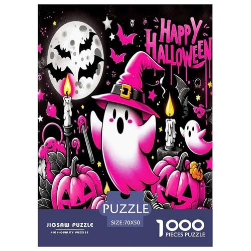 Halloween Puzzle Geist 1000 Teiles Stress Abbauen Für Erwachsene Teens Kinder 1000 Teile Geschenke Für Frauen,Geschenke Für Männer 70x50cm/1000pcs Halloween Puzzle Geist 1000 Teiles Stress Abbauen Für Erwachsene Teens Kinder 1000 Teile Geschenke Für Frauen,Geschenke Für Männer 70x50cm/1000pcs von OTBSDNKZZ
