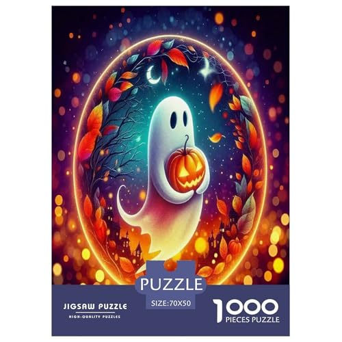 Halloween Puzzle Geist 1000-teiliges Stress Abbauen Für Die Ganze Familie 1000 Teile Geschenke Für Frauen,Geschenke Für Männer Feiertags- Und Reisegeschenke 70x50cm/1000pcs Halloween Puzzle Geist 1000-teiliges Stress Abbauen Für Die Ganze Familie 1000 Teile Geschenke Für Frauen,Geschenke Für Männer Feiertags- Und Reisegeschenke 70x50cm/1000pcs von OTBSDNKZZ