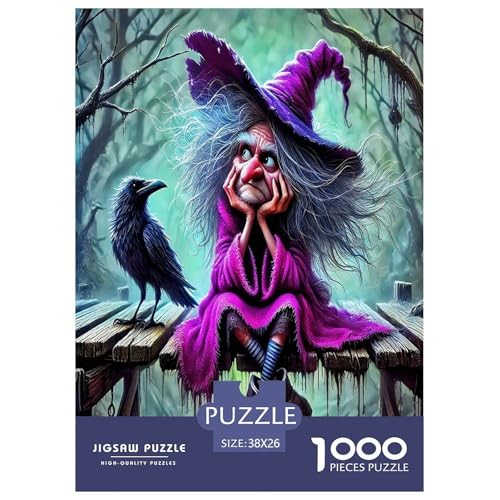 Halloween Puzzle Hexe 1000-teiliges Puzzle Farbenfrohes Legespiel Home Dekoration Für Die Ganze Familie 1000 Teile Geschenke Für Frauen,Geschenke Für Männer 38x26cm/1000pcs Halloween Puzzle Hexe 1000-teiliges Puzzle Farbenfrohes Legespiel Home Dekoration Für Die Ganze Familie 1000 Teile Geschenke Für Frauen,Geschenke Für Männer 38x26cm/1000pcs von OTBSDNKZZ