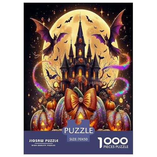 Halloween Puzzle Kürbiskopf 1000 Teiles Klassische Puzzlespiele Für Die Ganze Familie 1000 Teile Feiertags- Und Reisegeschenke Geschenke Für Frauen,Geschenke Für Männer 70x50cm/1000pcs Halloween Puzzle Kürbiskopf 1000 Teiles Klassische Puzzlespiele Für Die Ganze Familie 1000 Teile Feiertags- Und Reisegeschenke Geschenke Für Frauen,Geschenke Für Männer 70x50cm/1000pcs von OTBSDNKZZ
