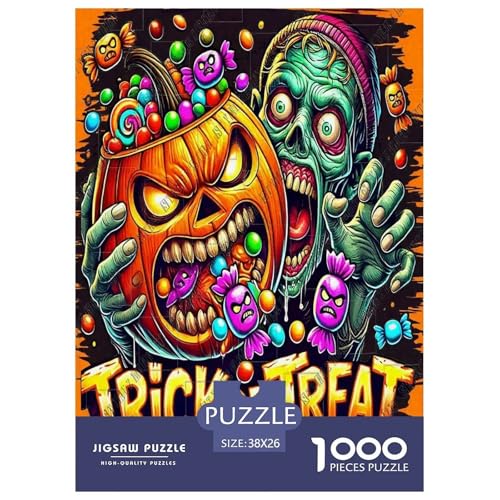 Halloween Puzzle Kürbiskopf 1000 Teiles Klassische Puzzlespiele Für Die Ganze Familie 1000 Teile Geschenke Für Frauen,Geschenke Für Männer 38x26cm/1000pcs Halloween Puzzle Kürbiskopf 1000 Teiles Klassische Puzzlespiele Für Die Ganze Familie 1000 Teile Geschenke Für Frauen,Geschenke Für Männer 38x26cm/1000pcs von OTBSDNKZZ