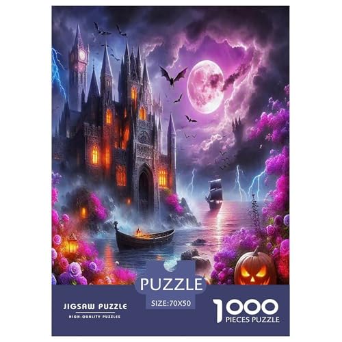 Halloween Puzzle Kürbiskopf 1000 Teiles Stress Abbauen Für Erwachsene Teens Kinder 1000 Teile Geschenke Für Frauen,Geschenke Für Männer 70x50cm/1000pcs Halloween Puzzle Kürbiskopf 1000 Teiles Stress Abbauen Für Erwachsene Teens Kinder 1000 Teile Geschenke Für Frauen,Geschenke Für Männer 70x50cm/1000pcs von OTBSDNKZZ