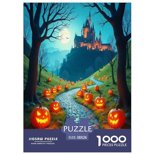 Halloween Puzzle Kürbiskopf 1000-teiliges Klassische Puzzlespiele Für Die Ganze Familie 1000 Teile Geschenke Für Frauen,Geschenke Für Männer 38x26cm/1000pcs Halloween Puzzle Kürbiskopf 1000-teiliges Klassische Puzzlespiele Für Die Ganze Familie 1000 Teile Geschenke Für Frauen,Geschenke Für Männer 38x26cm/1000pcs von OTBSDNKZZ