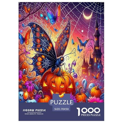 Halloween Puzzle Kürbiskopf 1000-teiliges Puzzle Farbenfrohes Legespiel Home Dekoration Für Erwachsene Teens Kinder 1000 Teile Geschenke Für Frauen,Geschenke Für Männer Halloween Puzzle Kürbiskopf 1000-teiliges Puzzle Farbenfrohes Legespiel Home Dekoration Für Erwachsene Teens Kinder 1000 Teile Geschenke Für Frauen,Geschenke Für Männer von OTBSDNKZZ