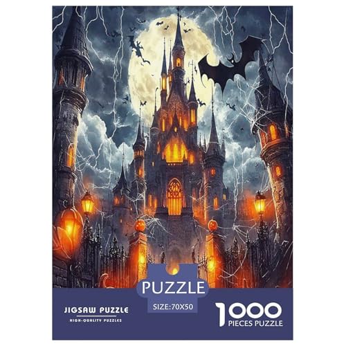 Halloween Puzzle Schloss 1000-teiliges Klassische Puzzlespiele Für Die Ganze Familie 1000 Teile Feiertags- Und Reisegeschenke 70x50cm/1000pcs Halloween Puzzle Schloss 1000-teiliges Klassische Puzzlespiele Für Die Ganze Familie 1000 Teile Feiertags- Und Reisegeschenke 70x50cm/1000pcs von OTBSDNKZZ