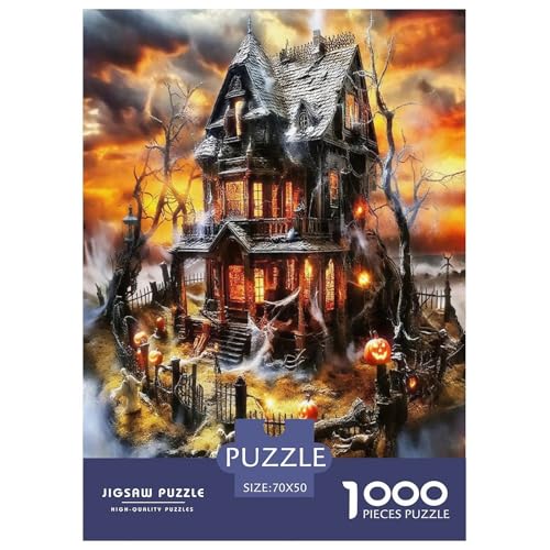 Halloween Puzzle Schloss 1000-teiliges Klassische Puzzlespiele Für Die Ganze Familie 1000 Teile Geschenke Für Frauen,Geschenke Für Männer 70x50cm/1000pcs Halloween Puzzle Schloss 1000-teiliges Klassische Puzzlespiele Für Die Ganze Familie 1000 Teile Geschenke Für Frauen,Geschenke Für Männer 70x50cm/1000pcs von OTBSDNKZZ
