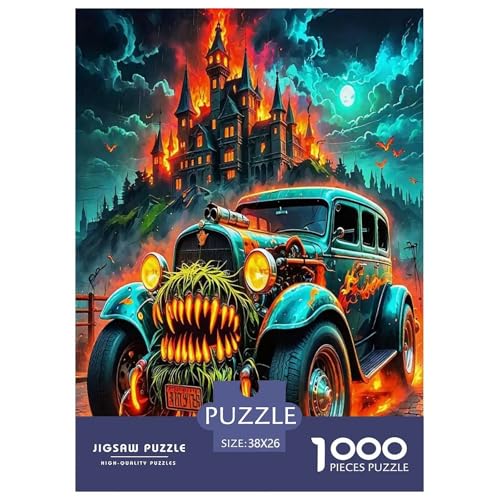 Halloween Puzzle Schloss 1000-teiliges Puzzle Farbenfrohes Legespiel Home Dekoration Für Die Ganze Familie 1000 Teile Geschenke Für Frauen,Geschenke Für Männer 38x26cm/1000pcs Halloween Puzzle Schloss 1000-teiliges Puzzle Farbenfrohes Legespiel Home Dekoration Für Die Ganze Familie 1000 Teile Geschenke Für Frauen,Geschenke Für Männer 38x26cm/1000pcs von OTBSDNKZZ