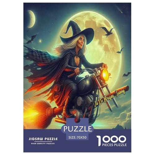 Hexe Ritter Puzzle Halloween 1000 Teiles Klassische Puzzlespiele Für Erwachsene Teens Kinder 1000 Teile Geschenke Für Frauen,Geschenke Für Männer Geschenke Für Frauen,Geschenke Für Männer 70x50cm/100 Hexe Ritter Puzzle Halloween 1000 Teiles Klassische Puzzlespiele Für Erwachsene Teens Kinder 1000 Teile Geschenke Für Frauen,Geschenke Für Männer Geschenke Für Frauen,Geschenke Für Männer 70x50cm/100 von OTBSDNKZZ