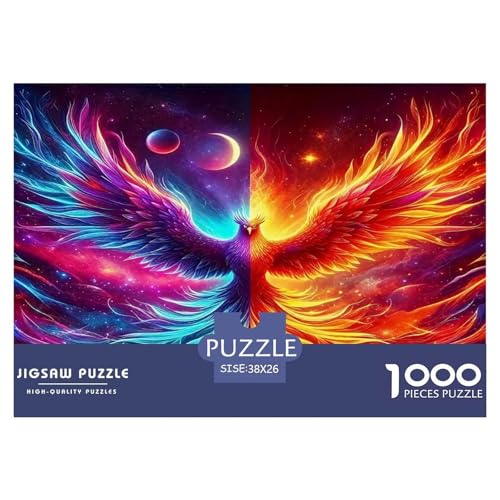 Ice Fire Phoenix Puzzle Animal 1000 Teiles Klassische Puzzlespiele Für Erwachsene Teens Kinder 1000 Teile Feiertags- Und Reisegeschenke Geschenke Für Frauen,Geschenke Für Männer 38x26cm/1000pcs Ice Fire Phoenix Puzzle Animal 1000 Teiles Klassische Puzzlespiele Für Erwachsene Teens Kinder 1000 Teile Feiertags- Und Reisegeschenke Geschenke Für Frauen,Geschenke Für Männer 38x26cm/1000pcs von OTBSDNKZZ