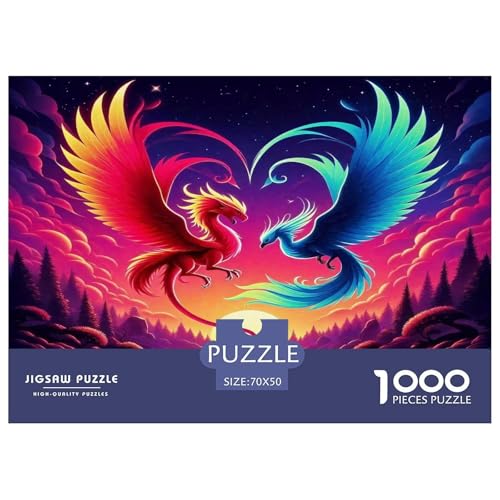 Ice Fire Phoenix Puzzle Animal 1000 Teiles Klassische Puzzlespiele Für Erwachsene Teens Kinder 1000 Teile Geschenke Für Frauen,Geschenke Für Männer Geschenke Für Frauen,Geschenke Für Männer 70x50cm/10 Ice Fire Phoenix Puzzle Animal 1000 Teiles Klassische Puzzlespiele Für Erwachsene Teens Kinder 1000 Teile Geschenke Für Frauen,Geschenke Für Männer Geschenke Für Frauen,Geschenke Für Männer 70x50cm/10 von OTBSDNKZZ