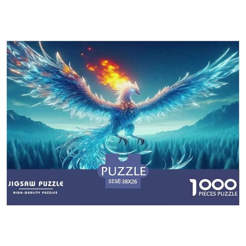 Ice Fire Phoenix Puzzle Animal 1000-teiliges Klassische Puzzlespiele Für Erwachsene Teens Kinder 1000 Teile Feiertags- Und Reisegeschenke Geschenke Für Frauen,Geschenke Für Männer 38x26cm/1000pcs Ice Fire Phoenix Puzzle Animal 1000-teiliges Klassische Puzzlespiele Für Erwachsene Teens Kinder 1000 Teile Feiertags- Und Reisegeschenke Geschenke Für Frauen,Geschenke Für Männer 38x26cm/1000pcs von OTBSDNKZZ