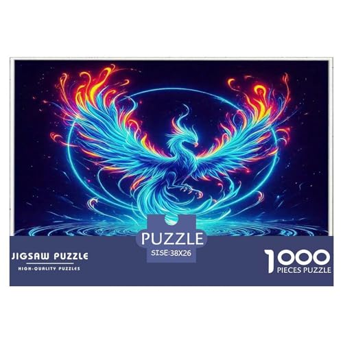 Ice Fire Phoenix Puzzle Animal 1000-teiliges Puzzle Farbenfrohes Legespiel Home Dekoration Für Die Ganze Familie 1000 Teile Geschenke Für Frauen,Geschenke Für Männer Feiertags- Und Reisegeschenke 38x2 Ice Fire Phoenix Puzzle Animal 1000-teiliges Puzzle Farbenfrohes Legespiel Home Dekoration Für Die Ganze Familie 1000 Teile Geschenke Für Frauen,Geschenke Für Männer Feiertags- Und Reisegeschenke 38x2 von OTBSDNKZZ
