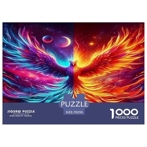 Ice Fire Phoenix Puzzle Animal 1000-teiliges Puzzle Farbenfrohes Legespiel Home Dekoration Für Die Ganze Familie 1000 Teile Geschenke Für Frauen,Geschenke Für Männer Feiertags- Und Reisegeschenke 70x5 Ice Fire Phoenix Puzzle Animal 1000-teiliges Puzzle Farbenfrohes Legespiel Home Dekoration Für Die Ganze Familie 1000 Teile Geschenke Für Frauen,Geschenke Für Männer Feiertags- Und Reisegeschenke 70x5 von OTBSDNKZZ
