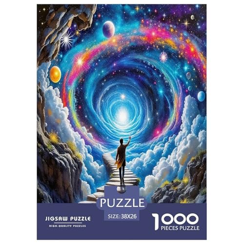 Kleine Menschen Puzzle Universum 1000 Teiles Stress Abbauen Für Die Ganze Familie 1000 Teile Geschenke Für Frauen,Geschenke Für Männer 38x26cm/1000pcs von OTBSDNKZZ