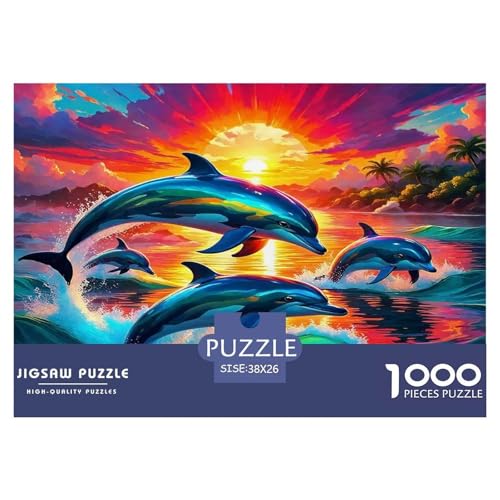 Lively Dolphin Puzzle Animal 1000-teiliges Klassische Puzzlespiele Für Erwachsene Teens Kinder 1000 Teile Feiertags- Und Reisegeschenke Geschenke Für Frauen,Geschenke Für Männer 38x26cm/1000pcs Lively Dolphin Puzzle Animal 1000-teiliges Klassische Puzzlespiele Für Erwachsene Teens Kinder 1000 Teile Feiertags- Und Reisegeschenke Geschenke Für Frauen,Geschenke Für Männer 38x26cm/1000pcs von OTBSDNKZZ