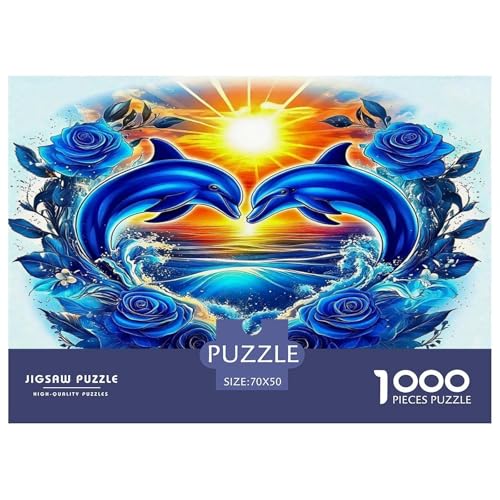 Lively Dolphin Puzzle Animal 1000-teiliges Puzzle Farbenfrohes Legespiel Home Dekoration Für Die Ganze Familie 1000 Teile Geschenke Für Frauen,Geschenke Für Männer Geschenke Für Frauen,Geschenke Für M Lively Dolphin Puzzle Animal 1000-teiliges Puzzle Farbenfrohes Legespiel Home Dekoration Für Die Ganze Familie 1000 Teile Geschenke Für Frauen,Geschenke Für Männer Geschenke Für Frauen,Geschenke Für M von OTBSDNKZZ