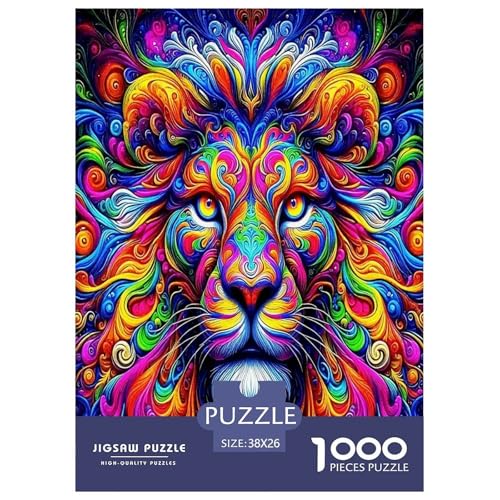 Löwen Puzzle König des Waldes 1000 Teiles Klassische Puzzlespiele Für Erwachsene Teens Kinder 1000 Teile Feiertags- Und Reisegeschenke Feiertags- Und Reisegeschenke 38x26cm/1000pcs Löwen Puzzle König des Waldes 1000 Teiles Klassische Puzzlespiele Für Erwachsene Teens Kinder 1000 Teile Feiertags- Und Reisegeschenke Feiertags- Und Reisegeschenke 38x26cm/1000pcs von OTBSDNKZZ