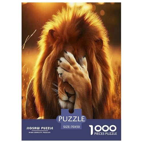 Löwen Puzzle König des Waldes 1000 Teiles Klassische Puzzlespiele Für Erwachsene Teens Kinder 1000 Teile Geschenke Für Frauen,Geschenke Für Männer Geschenke Für Frauen,Geschenke Für Männer 70x50cm/10 Löwen Puzzle König des Waldes 1000 Teiles Klassische Puzzlespiele Für Erwachsene Teens Kinder 1000 Teile Geschenke Für Frauen,Geschenke Für Männer Geschenke Für Frauen,Geschenke Für Männer 70x50cm/10 von OTBSDNKZZ
