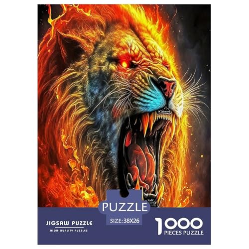 Löwen Puzzle König des Waldes 1000-teiliges Stress Abbauen Für Die Ganze Familie 1000 Teile Feiertags- Und Reisegeschenke Geschenke Für Frauen,Geschenke Für Männer 38x26cm/1000pcs Löwen Puzzle König des Waldes 1000-teiliges Stress Abbauen Für Die Ganze Familie 1000 Teile Feiertags- Und Reisegeschenke Geschenke Für Frauen,Geschenke Für Männer 38x26cm/1000pcs von OTBSDNKZZ
