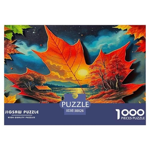 Maple Leaf Ocean Puzzle Nature 1000 Teiles Klassische Puzzlespiele Für Erwachsene Teens Kinder 1000 Teile Geschenke Für Frauen,Geschenke Für Männer Geschenke Für Frauen,Geschenke Für Männer 38x26cm/10 Maple Leaf Ocean Puzzle Nature 1000 Teiles Klassische Puzzlespiele Für Erwachsene Teens Kinder 1000 Teile Geschenke Für Frauen,Geschenke Für Männer Geschenke Für Frauen,Geschenke Für Männer 38x26cm/10 von OTBSDNKZZ
