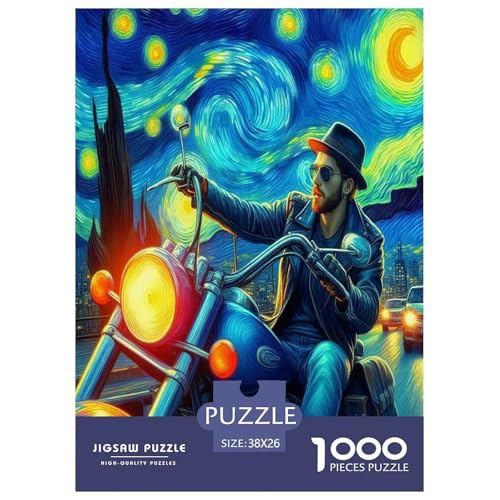 Motorradfahrer Puzzle Radfahren 1000-teiliges Stress Abbauen Für Die Ganze Familie 1000 Teile Feiertags- Und Reisegeschenke Geschenke Für Frauen,Geschenke Für Männer 38x26cm/1000pcs Motorradfahrer Puzzle Radfahren 1000-teiliges Stress Abbauen Für Die Ganze Familie 1000 Teile Feiertags- Und Reisegeschenke Geschenke Für Frauen,Geschenke Für Männer 38x26cm/1000pcs von OTBSDNKZZ