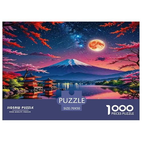 Mount Fuji Puzzle Nature 1000-teiliges Puzzle Farbenfrohes Legespiel Home Dekoration Für Die Ganze Familie 1000 Teile Geschenke Für Frauen,Geschenke Für Männer Feiertags- Und Reisegeschenke 70x50cm/10 Mount Fuji Puzzle Nature 1000-teiliges Puzzle Farbenfrohes Legespiel Home Dekoration Für Die Ganze Familie 1000 Teile Geschenke Für Frauen,Geschenke Für Männer Feiertags- Und Reisegeschenke 70x50cm/10 von OTBSDNKZZ