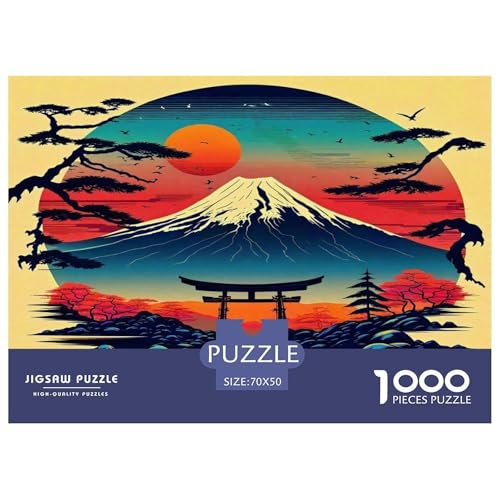 Mount Fuji Puzzles Nature 1000 Teiles Puzzle Farbenfrohes Legespiel Home Dekoration Für Die Ganze Familie 1000 Teile Geschenke Für Frauen,Geschenke Für Männer Feiertags- Und Reisegeschenke 70x50cm/100 Mount Fuji Puzzles Nature 1000 Teiles Puzzle Farbenfrohes Legespiel Home Dekoration Für Die Ganze Familie 1000 Teile Geschenke Für Frauen,Geschenke Für Männer Feiertags- Und Reisegeschenke 70x50cm/100 von OTBSDNKZZ