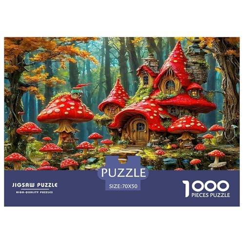 Mushroom Wooden House Puzzle Nature 1000 Teiles Klassische Puzzlespiele Für Die Ganze Familie 1000 Teile Geschenke Für Frauen,Geschenke Für Männer Geschenke Für Frauen,Geschenke Für Männer 70x50cm/100 Mushroom Wooden House Puzzle Nature 1000 Teiles Klassische Puzzlespiele Für Die Ganze Familie 1000 Teile Geschenke Für Frauen,Geschenke Für Männer Geschenke Für Frauen,Geschenke Für Männer 70x50cm/100 von OTBSDNKZZ