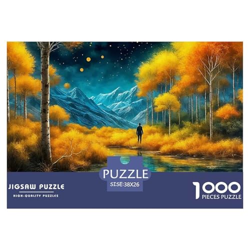 Nordic Forests Puzzle Scenery 1000 Teiles Stress Abbauen Für Die Ganze Familie 1000 Teile Feiertags- Und Reisegeschenke Feiertags- Und Reisegeschenke 38x26cm/1000pcs von OTBSDNKZZ