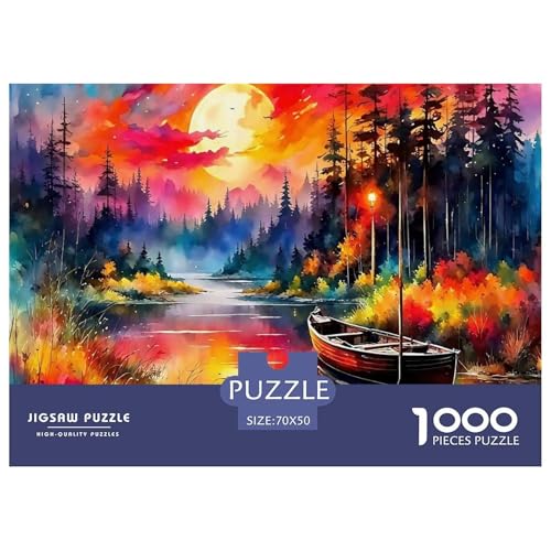 Nordic Forests Puzzle Scenery 1000 Teiles Stress Abbauen Für Erwachsene Teens Kinder 1000 Teile Geschenke Für Frauen,Geschenke Für Männer Feiertags- Und Reisegeschenke 70x50cm/1000pcs von OTBSDNKZZ