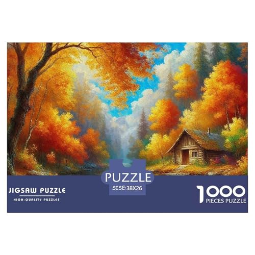 Nordic Forests Puzzle Scenery 1000-teiliges Klassische Puzzlespiele Für Erwachsene Teens Kinder 1000 Teile Geschenke Für Frauen,Geschenke Für Männer Geschenke Für Frauen,Geschenke Für Männer 38x26cm/1 von OTBSDNKZZ