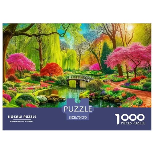 Nordic Forests Puzzle Scenery 1000-teiliges Puzzle Farbenfrohes Legespiel Home Dekoration Für Erwachsene Teens Kinder 1000 Teile Geschenke Für Frauen,Geschenke Für Männer Feiertags- Und Reisegeschenke von OTBSDNKZZ