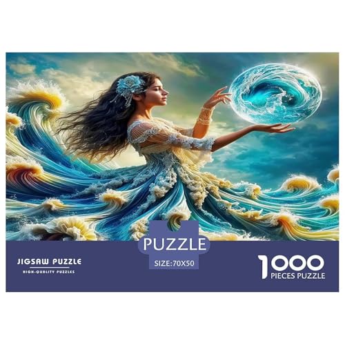 Ocean Wave Lady Puzzle Beauty 1000 Teiles Klassische Puzzlespiele Für Die Ganze Familie 1000 Teile Geschenke Für Frauen,Geschenke Für Männer Feiertags- Und Reisegeschenke 70x50cm/1000pcs Ocean Wave Lady Puzzle Beauty 1000 Teiles Klassische Puzzlespiele Für Die Ganze Familie 1000 Teile Geschenke Für Frauen,Geschenke Für Männer Feiertags- Und Reisegeschenke 70x50cm/1000pcs von OTBSDNKZZ