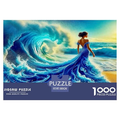 Ocean Wave Lady Puzzle Beauty 1000 Teiles Klassische Puzzlespiele Für Erwachsene Teens Kinder 1000 Teile Geschenke Für Frauen,Geschenke Für Männer Geschenke Für Frauen,Geschenke Für Männer 38x26cm/100 Ocean Wave Lady Puzzle Beauty 1000 Teiles Klassische Puzzlespiele Für Erwachsene Teens Kinder 1000 Teile Geschenke Für Frauen,Geschenke Für Männer Geschenke Für Frauen,Geschenke Für Männer 38x26cm/100 von OTBSDNKZZ