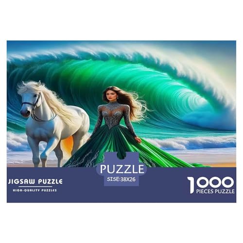 Ocean Wave Lady Puzzle Beauty 1000 Teiles Puzzle Farbenfrohes Legespiel Home Dekoration Für Die Ganze Familie 1000 Teile Geschenke Für Frauen,Geschenke Für Männer Feiertags- Und Reisegeschenke 38x26cm Ocean Wave Lady Puzzle Beauty 1000 Teiles Puzzle Farbenfrohes Legespiel Home Dekoration Für Die Ganze Familie 1000 Teile Geschenke Für Frauen,Geschenke Für Männer Feiertags- Und Reisegeschenke 38x26cm von OTBSDNKZZ